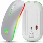 Belaidė optinė pelė su LED, tylus veikimas, 1600 dpi