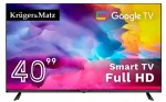 Televizorius Kruger&Matz 40" FHD, Google TV, DVB-T2/S2/T/C, H.265 HEVC, i&scaron;manus