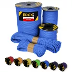 Paracord virvė EDCX 4 mm, turkio spalvos, 50 m, pagaminta Lenkijoje
