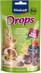 Graužikų skanėstai VITAKRAFT DROPS su mi&scaron;ko uogomis, 75 g