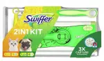 Grindų &scaron;luostė Swiffer, teleskopinė, 27 cm, 2IN1 rinkinys su 8 keičiamomis &scaron;luostėmis