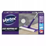 Grindų plovimo &scaron;luotos VORTEX rinkinys su 5 sausomis servetėlėmis