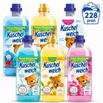 Skalbinių mink&scaron;tiklis Kuschelweich, 1 l, 6 vnt. rinkinys, įvairūs kvapai, 228 skalbimams