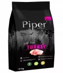 &Scaron;unų sausas maistas PIPER Junior su kalakutiena, 12 kg