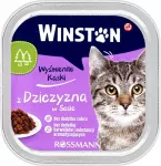 &Scaron;lapias kačių ėdalas WINSTON su elniena padaže, 100 g
