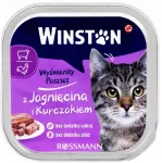 &Scaron;lapias pa&scaron;aras su ėriena ir vi&scaron;tiena suaugusioms katėms WINSTON, 100 g