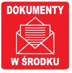 Etiketės dokumentams siuntų pakuotėms, 500 vnt.