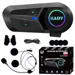 Motociklo interkomas KADY L1 su Bluetooth 5.3, lenkų kalbos lektorius