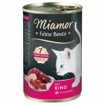 &Scaron;lapias pa&scaron;aras katėms MIAMOR FEINE BEUTE su jautiena, 400 g