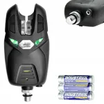 Elektroninis kibimo indikatorius su LED, V/T/S reguliavimu ir baterijomis