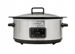 Lėtaeigė viryklė Crock-Pot, 6,5 l, skaitmeninis valdymas, nerūdijantis plienas, sidabrinė
