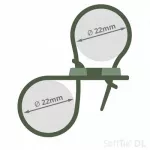 Daugkartinis augalų tvirtinimo dirželis SoftTie DL 20718-R