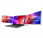 Ne&scaron;iojamas 15,6" Full HD 1080p trijų ekranų monitorius