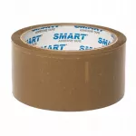 Ruda akrilinė pakavimo juosta SMART, 48 mm x 66 m