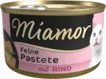 &Scaron;lapias kačių ėdalas Miamor Pastete su jautiena, 85 g