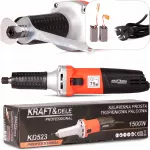 Tiesinis &scaron;lifuoklis 6 mm 1500 W su reguliuojamu sukimu