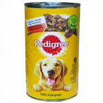 &Scaron;unų konservai PEDIGREE su mėsa ir kepenėlėmis, 1200 g