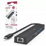 USB &scaron;akotuvas Hama 5 lizdų, 3x USB-A, SD, microSD, USB-C