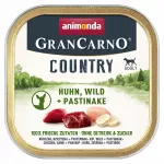 &Scaron;unų konservai ANIMONDA GranCarno Country su vi&scaron;tiena, elniena ir pastarnokais, 150 g
