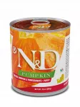 &Scaron;unų konservai FARMINA N&D su vi&scaron;tiena, moliūgu ir granatais jauniems &scaron;uniukams, 285 g