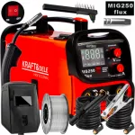 Pusiau automatinis suvirinimo inverteris MIG MAG MMA TIG KRAFT&DELE 20-250A 230V