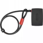 Dviračio signalizacija Abus Alarmbox 2.0, 100 dB, su 12 mm 100 cm kabeliu, juoda
