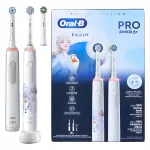 Elektrinis dantų &scaron;epetėlis Oral-B Pro 3 White ir Oral-B Junior 6+ Frozen