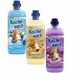 Skystas audinių mink&scaron;tiklis Kuschelweich, 3 x 1 l, įvairūs kvapai