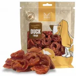 &Scaron;unų skanėstai MERSJO, mink&scaron;ti antienos diskai, 500 g, be grūdų