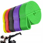 5 stiprių kūno rengybos guminės juostos POWER BAND rinkinys