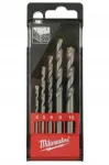 Betono grąžtų rinkinys Milwaukee 4&ndash;10 mm, 5 vnt., 4932480157
