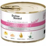 &Scaron;unų konservai Dolina Noteci Premium mažų veislių jauniems &scaron;unims su kalakutiena, 185 g