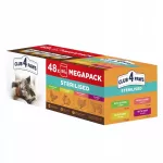 &Scaron;lapi sterilizuotų suaugusių kačių pa&scaron;aras CLUB 4 PAWS, įvairūs skoniai, 48 x 80 g
