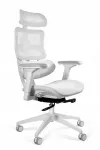 Ergonominė biuro kėdė ERGOTECH, balti rėmai, atitinka ES direktyvą