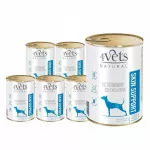 &Scaron;unų pa&scaron;aras 4Vets Skin Support, sveikai odai, 6 x 400 g