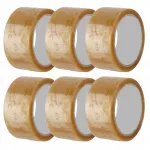 Lipni pakavimo juosta 48 mm x 66 m, 6 vnt., bespalvė, guminė