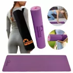 Pilates ir jogos kilimėlis su ne&scaron;iojimo mai&scaron;eliu