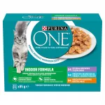 Katės maistas Purina One Indoor, 12 x 85 g