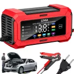 Kroviklis automobilių ir motociklų akumuliatoriams 12V su spalvotu ekranu