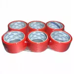 Pakavimo juosta SMART, 48 mm x 50 m, raudona, 6 vnt.