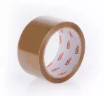 Ruda pakavimo juosta StickyTape+, 50 mm x 66 m, 1 vnt.