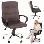 Biuro kėdė ECO-LEATHER, pasukama, BRONZE oda, patogi, L211
