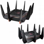 Trijų juostų mar&scaron;rutizatorius ASUS GT-AC5300, Wi-Fi 5, iki 210 m&sup2;