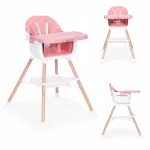 Vaiki&scaron;ka auk&scaron;ta kėdutė 2in1, rožinė, ECOTOYS