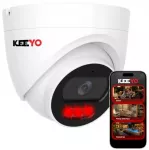Stebėjimo kamera KEEYO LV-V-IP4M40DF-DL, 4 MP, 40 m naktinis matymas, DWDR, mikrofonas, HLC
