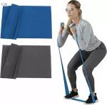 Mank&scaron;tos gumų rinkinys THERABAND, mėlyna ir juoda, 152 cm