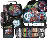 Vaikų kuprinė AVENGERS, 5 dalių rinkinys, PASO