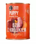 &Scaron;unų konservai JOHN DOG Pumpkin Junior, &scaron;erniena ir triu&scaron;iena, 400 g