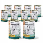 &Scaron;unų konservai PUPIL Prime su kalakutiena ir kepenėlėmis, 10 x 400 g