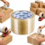 Lipni pakavimo juosta SMART Rubber, 48 mm x 60 m, skaidri, stipri